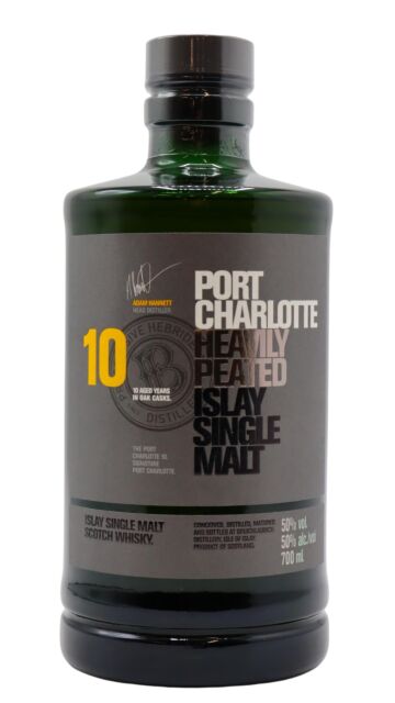 Port Charlotte - Heavily Peated Islay Single Malt Scotch 10 year old Whisky