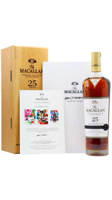The Macallan - "You Know Me So Well" Limited Edition Of 100 Giclee Art Prints & Single Malt Scotch 25 year old Whisky