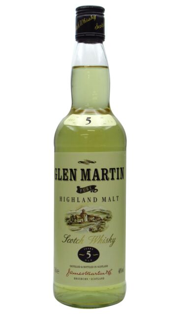 Undisclosed Highlands - Glen Martin Pure Highland Malt Scotch 5 year old Whisky