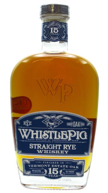 WhistlePig - Vermont Oak Finish Straight Rye 15 year old Whiskey