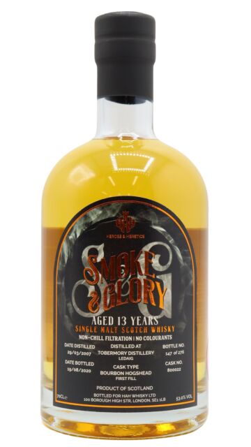 Ledaig - Heroes & Heretics - Smoke & Glory Single Cask #800022 2007 13 year old Whisky