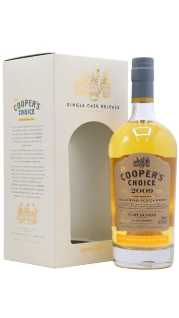 Port Dundas (silent) - Cooper's Choice - Single Rum Cask #9027 2009 10 year old Whisky