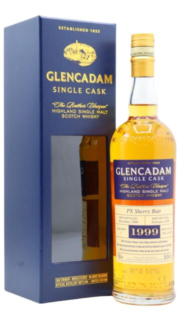 Glencadam - Single PX Sherry Cask #1  1999 20 year old Whisky