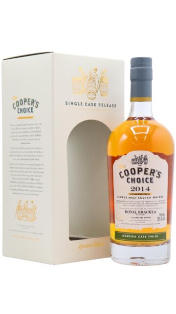 Royal Brackla - Cooper's Choice - Single Madeira Cask #9373 2014 7 year old Whisky