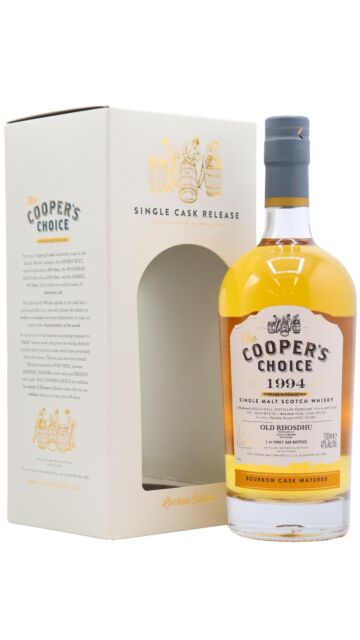 Loch Lomond - "Old Rhosdhu" - Cooper's Choice - Single Bourbon Cask #222 1994 27 year old Whisky