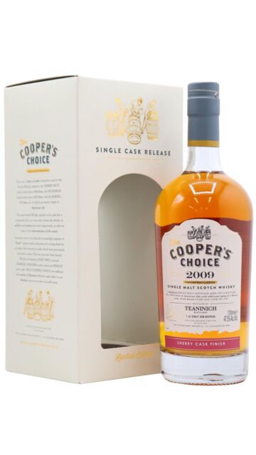 Teaninich - Cooper's Choice - Single Sherry Cask #9102 2009 11 year old Whisky