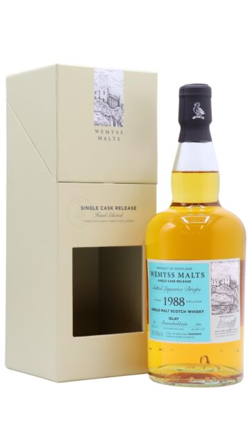 Bunnahabhain - Wemyss Malts - Salted Liquorice Drops Single Cask 1988 30 year old Whisky