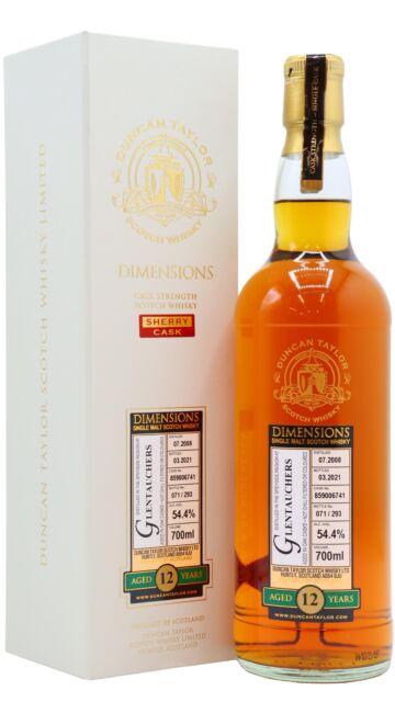 Glentauchers - Duncan Taylor Dimensions Single Cask #859006741 2008 12 year old Whisky