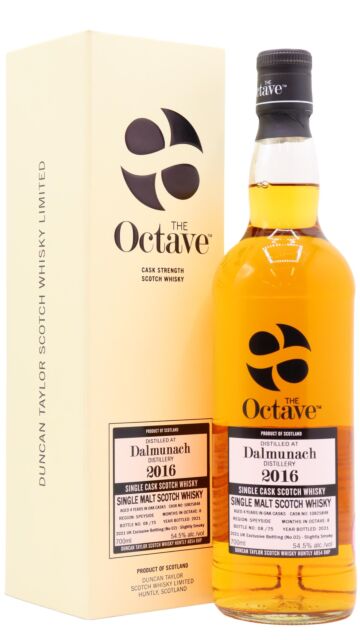 Dalmunach - The Octave Single Sherry Cask #10825848 2016 4 year old Whisky