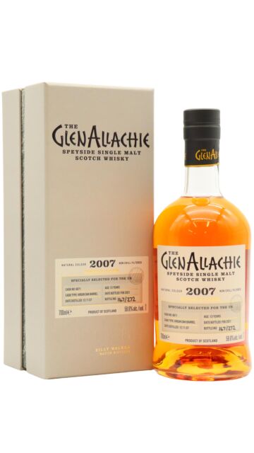 GlenAllachie - Single Virgin Oak Cask #6871 2007 13 year old Whisky