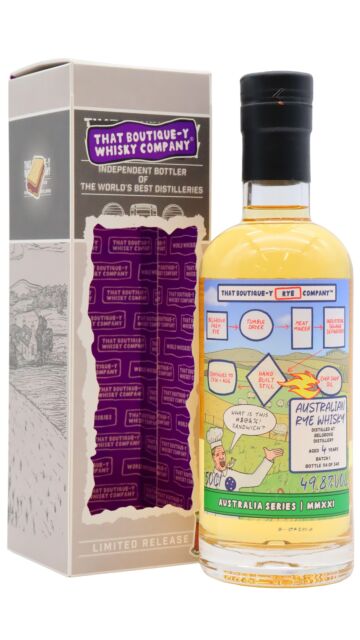 Belgrove - That Boutique-Y Company Batch #1 Australian Rye 4 year old Whisky
