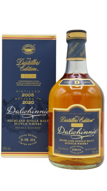 Dalwhinnie - 2020 Distillers Edition Single Malt Scotch 2005 15 year old Whisky