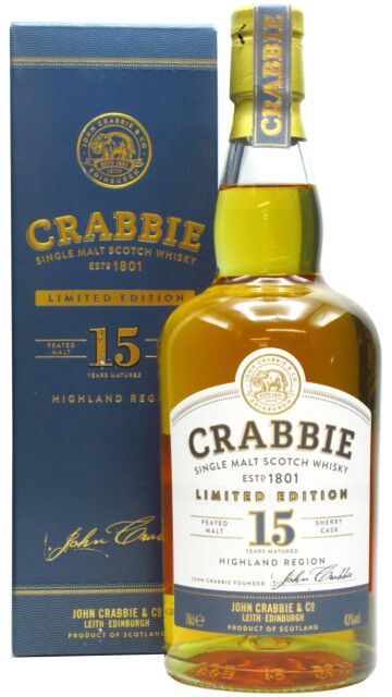 Crabbie - Highland Single Malt Scotch 15 year old Whisky