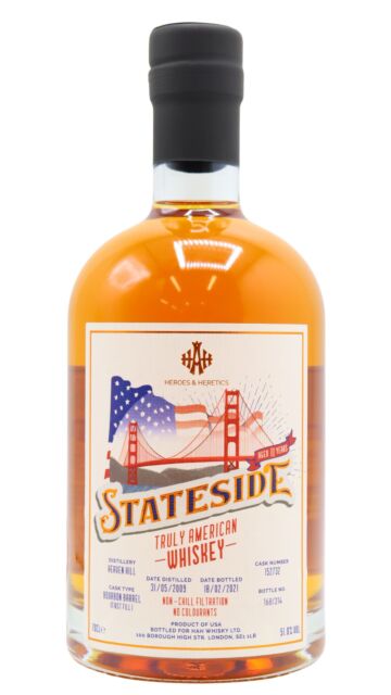 Heaven Hill - Heroes & Heretics - Stateside - Single Cask #152732 2009 11 year old Whiskey