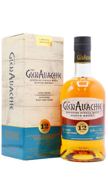 GlenAllachie - Wine Series - Sauternes Finish Single Malt Scotch 12 year old Whisky