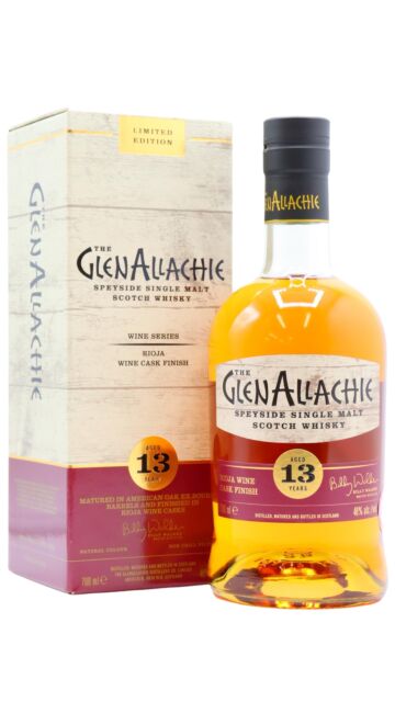 GlenAllachie - Wine Series - Rioja Finish Single Malt Scotch 13 year old Whisky