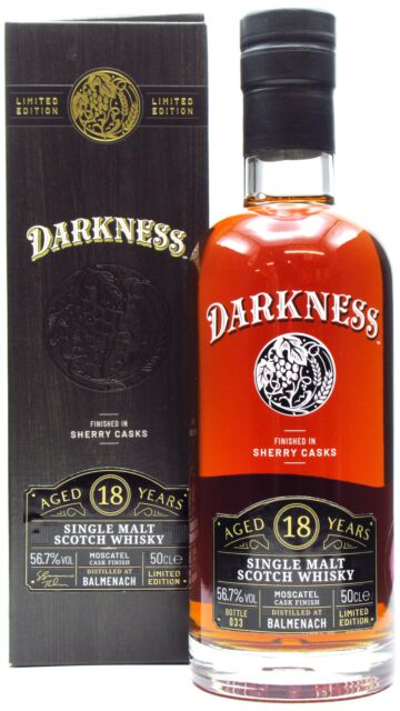 Balmenach - Darkness - Moscatel Finish Single Malt Scotch 2003 18 year old Whisky