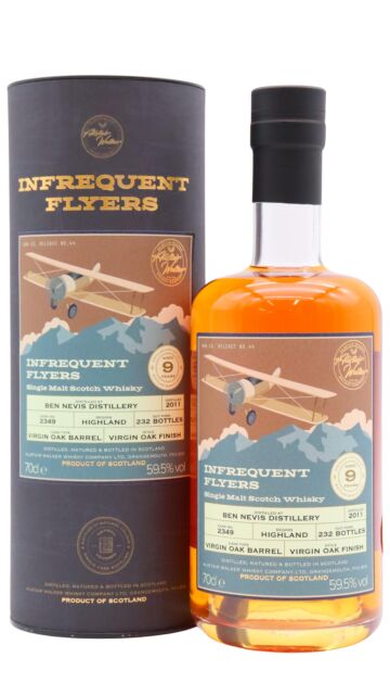 Ben Nevis - Infrequent Flyers Single Virgin Oak Cask #2349 2011 9 year old Whisky
