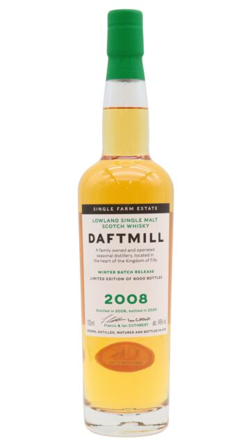 Daftmill - Winter Batch 2020 Release Single Malt Scotch 2008 12 year old Whisky
