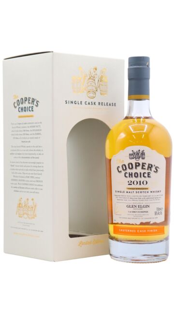 Glen Elgin - Cooper's Choice - Single Sauternes Cask #801463 2010 11 year old Whisky