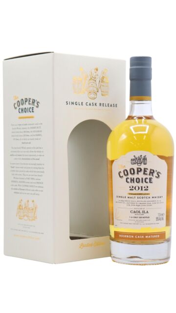Caol Ila - Cooper's Choice - Single Bourbon Cask #331912 2012 8 year old Whisky