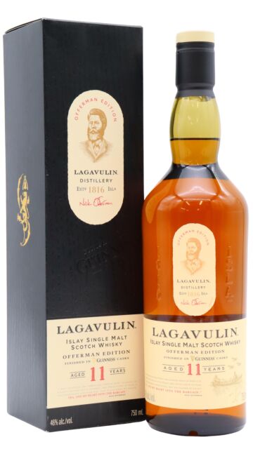 Lagavulin - Offerman 2nd Edition - Guinness Cask Finish Islay Single Malt Scotch 11 year old Whisky (USA Edition)