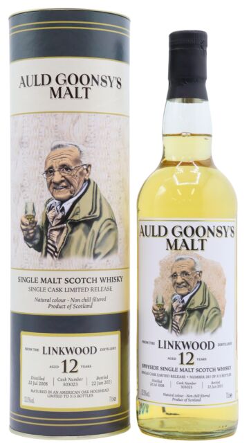 Linkwood - Auld Goonsy's Single Cask Single Malt 12 year old Whisky