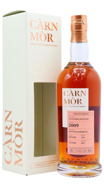 Glenlossie - Carn Mor Strictly Limited STR Red Wine Cask Finish Single Malt Scotch 2009 12 year old Whisky
