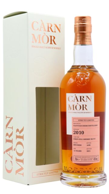 Glentauchers - Carn Mor Strictly Limited Sherry Cask Finish Single Malt Scotch 2010 11 year old Whisky