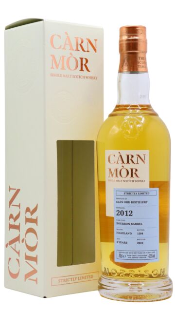 Glen Ord - Carn Mor Strictly Limited Bourbon Cask Finish Single Malt Scotch 2012 8 year old Whisky
