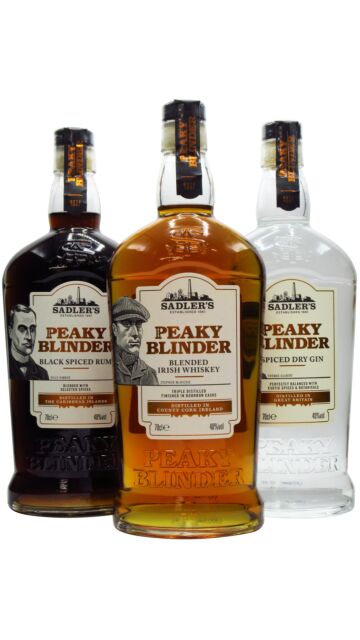 Peaky Blinder - Whisky, Rum & Gin Spirit Bundle