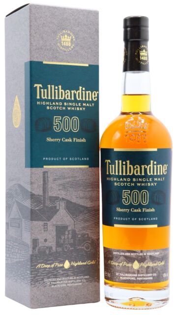 Tullibardine - 500 Sherry Cask Finish Highland Single Malt Scotch Whisky