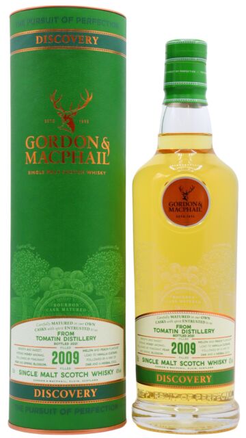 Tomatin - Gordon & MacPhail Discovery Single Malt Scotch 2009 12 year old Whisky