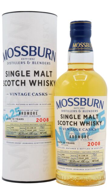 Ardmore - Mossburn Vintage Cask Batch #25 2008 10 year old Whisky