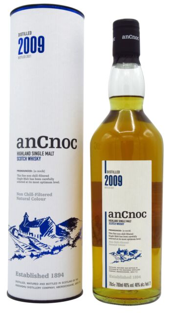 anCnoc - Highland Single Malt Scotch 2009 12 year old Whisky