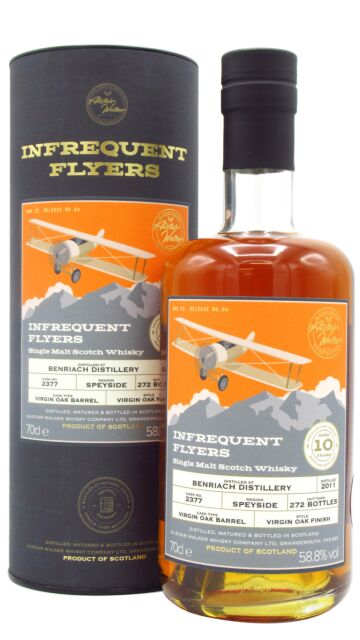 Benriach - Infrequent Flyers Single Virgin Oak Cask #2377 2011 10 year old Whisky