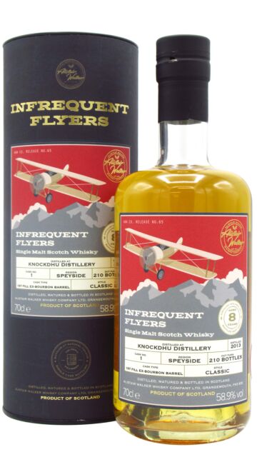 Knockdhu - Infrequent Flyers Single Bourbon Cask #1 2013 8 year old Whisky