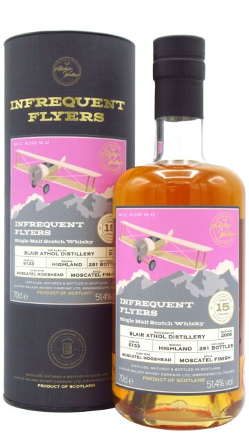 Blair Athol - Infrequent Flyers Single Moscatel Cask #6133 2006 15 year old Whisky