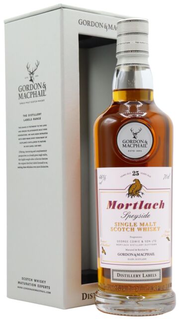 Mortlach - Gordon & MacPhail Distillery Labels Single Malt Scotch 25 year old Whisky