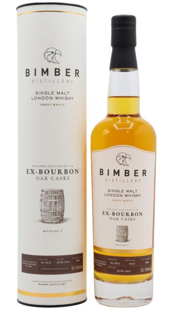 Bimber - Ex-Bourbon Cask Batch No. 3 English Single Malt Whisky