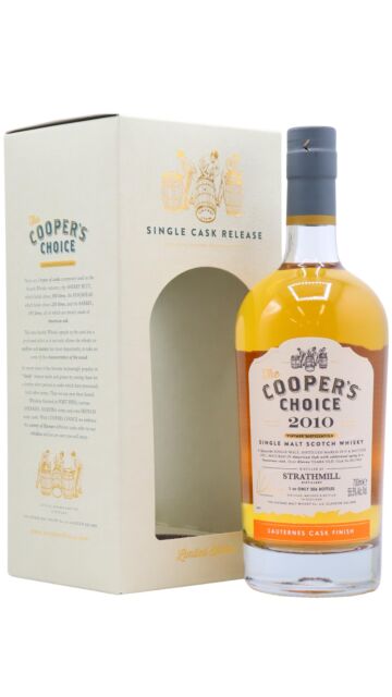 Strathmill - Cooper's Choice - Single Sauternes Cask #8017063 2010 11 year old Whisky