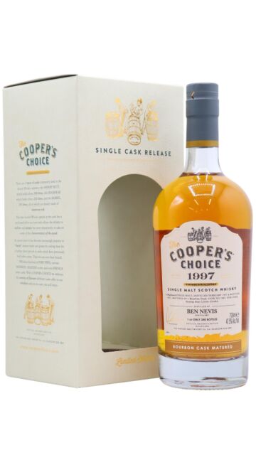 Ben Nevis - Cooper's Choice - Single Bourbon Cask #7687 1997 24 year old Whisky