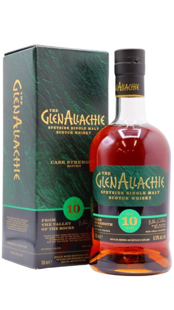 GlenAllachie - Cask Strength Batch #6 Single Malt Scotch 10 year old Whisky