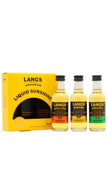 Langs - Liquid Sunshine Rum Miniature Gift Pack