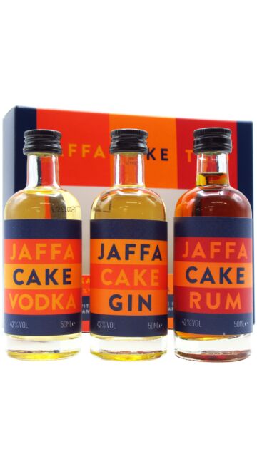 Jaffa Cake - Gin, Vodka & Rum Spirit Miniature Gift Pack