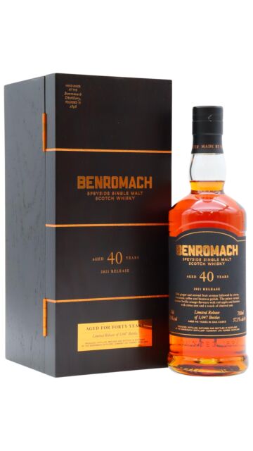 Benromach - Cask Strength 2021 Release Single Malt Scotch 1981 40 year old Whisky