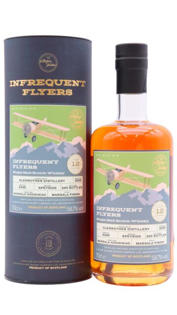 Glenrothes - Infrequent Flyers Single Marsala Wine Cask #6345 2009 12 year old Whisky