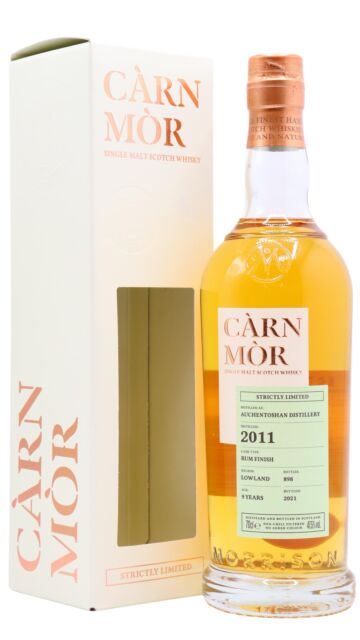Auchentoshan - Carn Mor Strictly Limited Rum Cask Finish Single Malt Scotch 2011 9 year old Whisky