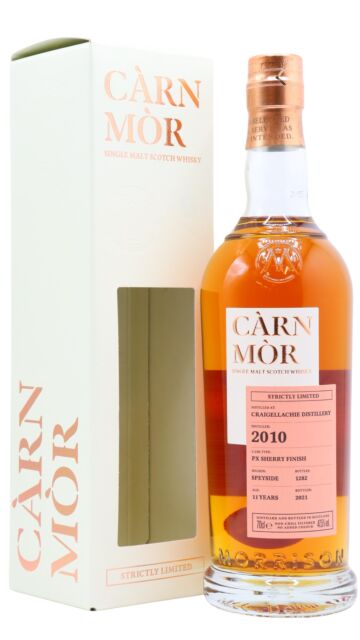 Craigellachie - Carn Mor Strictly Limited Pedro Ximenez Cask Finish Single Malt Scotch 2010 11 year old Whisky