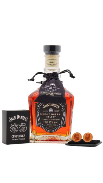 Jack Daniel's - Single Barrel Select Whiskey (Includes Whisky Stones & Cufflinks)